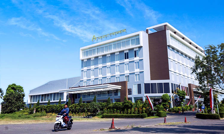 TEMPAT MENGINAP: Salah satu hotel yang ada di Kota Pasuruan. Jelang Nataru, tingkat okupansi hotel mulai menunjukkan tren kenaikan.