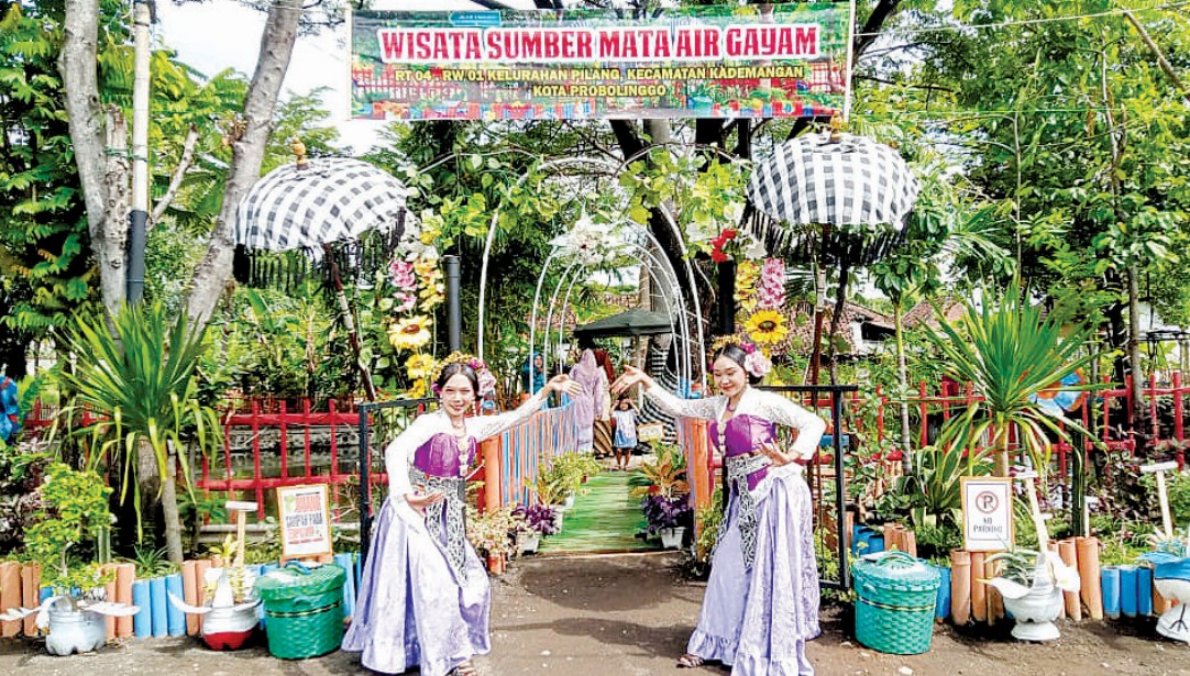 KUMUH JADI DESTINASI: Salah satu dinas yang tak pernah lelah mengingatkan masyarakat untuk menjaga kelestarian lingkungan, salah satunya dengan aksi bersama mengubah wajah menjadi sebuah destinasi.