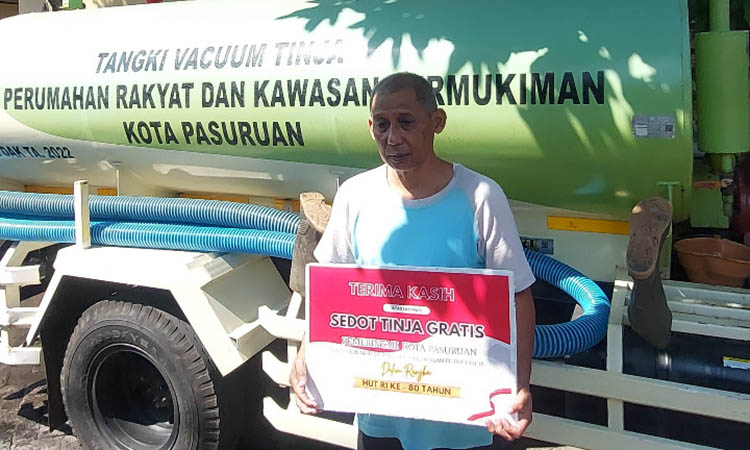 SANITASI: Pelayanan sedot tinja yang disediakan Dinas Perumahan Rakyat dan Kawasan Permukiman.