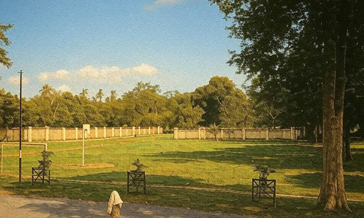 LUAS: Kawasan stadion waktu itu, sangat luas. Bahkan, bisa dua kali, stadion saat ini. Sebab, ada lapangan luar stadion, yang dipakai olahraga bola keranjang.