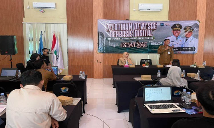 BELAJAR: Disporapar menggelar pelatihan DEWI SAE berbasis digital.