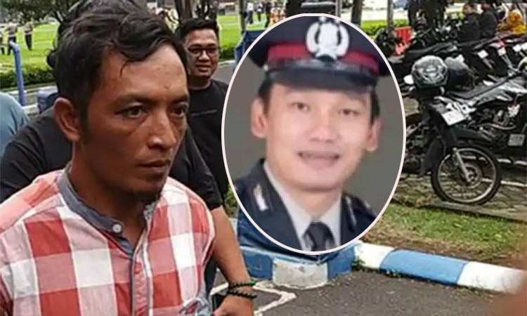 TURUT SERTA: Tersangka Suyitno saat dikeler ke Mapolda Jatim. Inset, Bripka Agus Saleman.