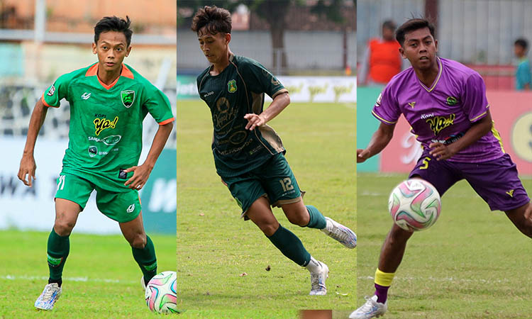 PLAYMAKER: Gelandang Pasuruan United M Nurhacqiqi, Muhammad Irfan yang mengisi lini tengah Putra Jaya dan Ilham akan jadi andalan Persekap membobol gawang lawan.