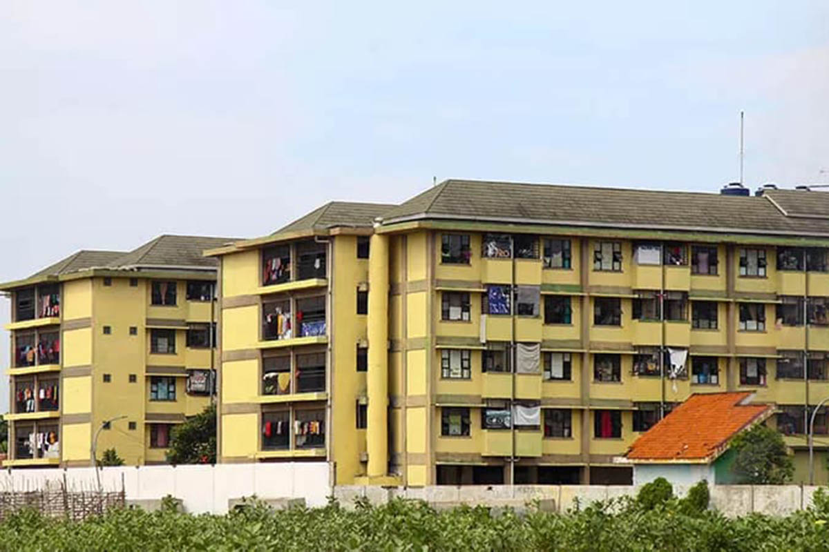 TERJANGKAU: Rusunawa Tambaan yang menjadi tempat tinggal bagi masyarakat berpenghasilan rendah. Selain di Tambaan, Pemkot juga memiliki dua titik rusunawa yang lain. Yakni di Petahunan dan Tembokrejo.