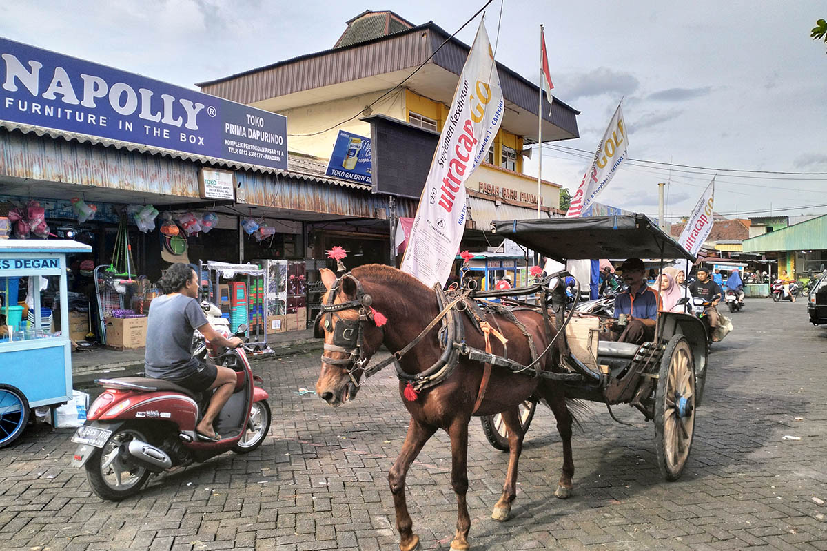 GELIAT: Kondisi Pasar Pandaan yang menjadi jujukan warga untuk belanja kebutuhan. Sejauh ini, perolehan retribusi dari pasar tradisional belum memenuhi target yang ditentukan.