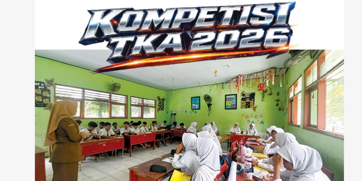 SEKOLAH: Suasana pembelajaran di salah satu kelas di SMPN 4 Kota Probolinggo. Sekolah ini mengikutsertakan seluruh siswa kelas IX dalam TKA.