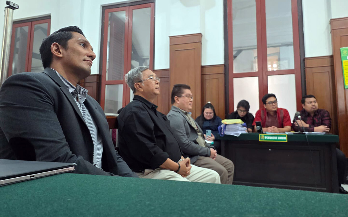 KETERANGAN AHLI: Suasana sidang permintaan risalah RUPS Dahlan Iskan kepada Direksi PT Jawa Pos