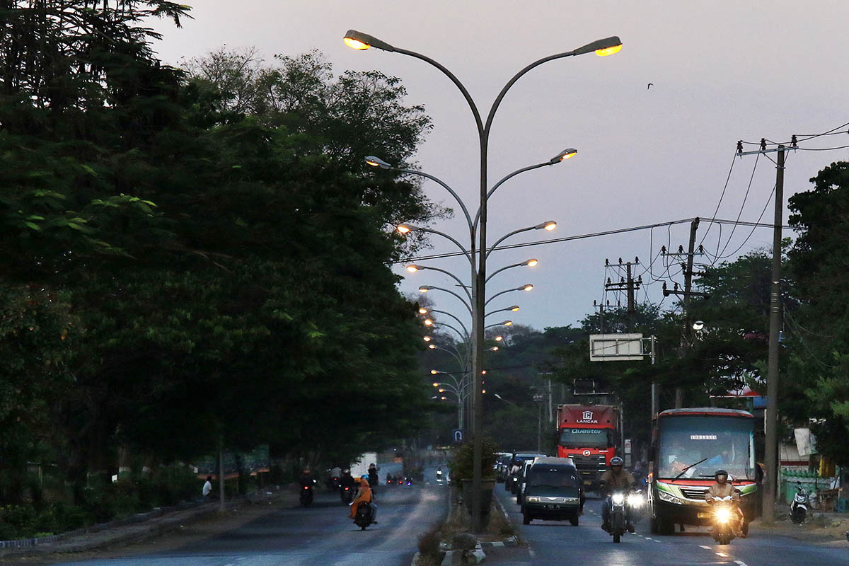 BERGANTI: Nyaris tak ada lagi pohon Asam Jawa di jalanan pantura. Padahal, tanaman Asam Jawa ini sempat menghiasi jalanan pantura Bangil-Pasuruan.