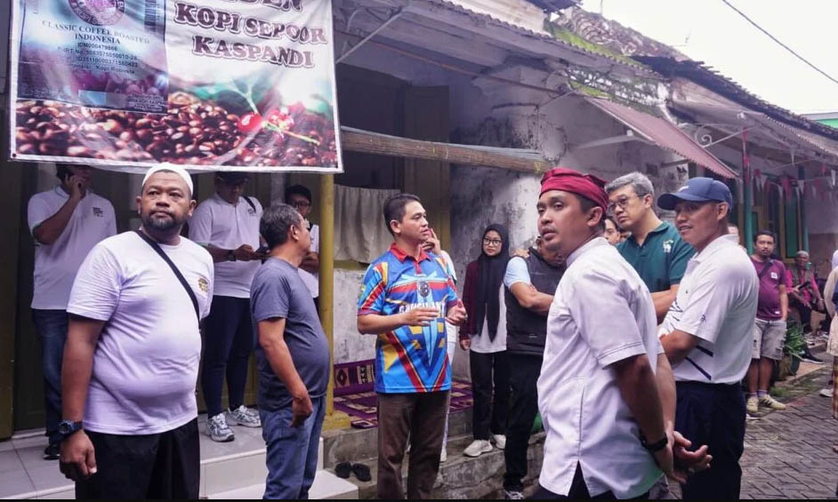 IKON: Rumah produksi Kopi Sepoor Kaspandi menjadi salah satu ikon yang berada di Kampoeng Koeno Bangilan.