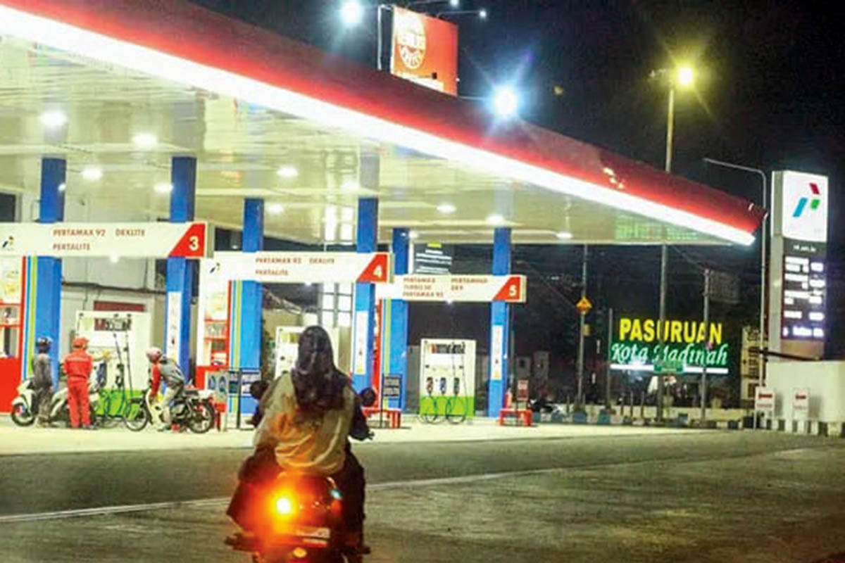 INVESTOR: Keberadaan SPBU di Kota Pasuruan yang turut mengangkat investasi. Sepanjang 2025 lalu, capaian investasi tembus lebih dari Rp 180 miliar.