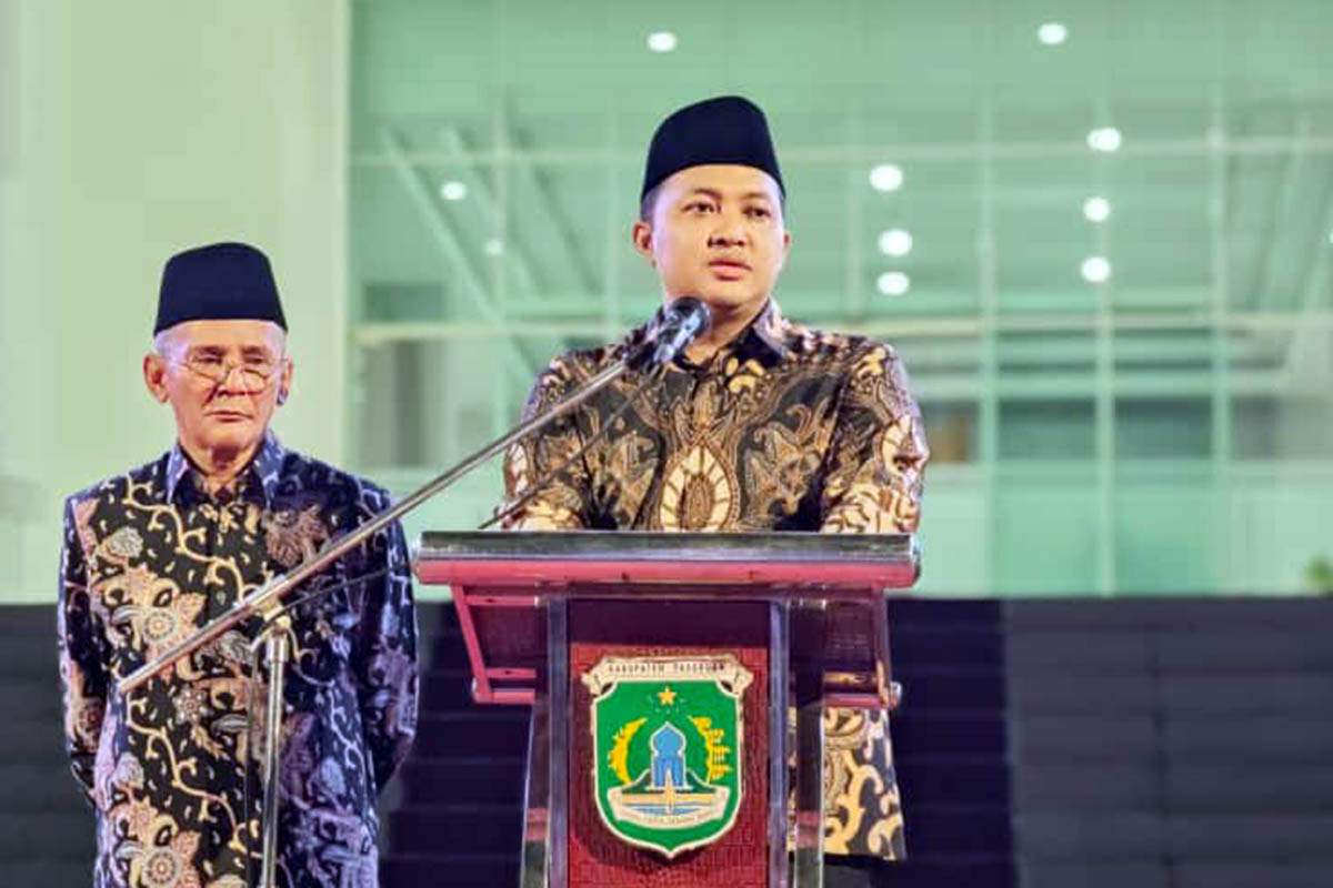 KOMPAK: Bupati Pasuruan HM Rusdi Sutejo dan Wakil Bupati Pasuruan HM Shobih Asrori saat dalam sebuah kegiatan. Mereka kompak untuk mewujudkan &ldquo;Kabupaten Pasuruan yang Maju, Sejahtera, dan Berkeadilan&rdquo;