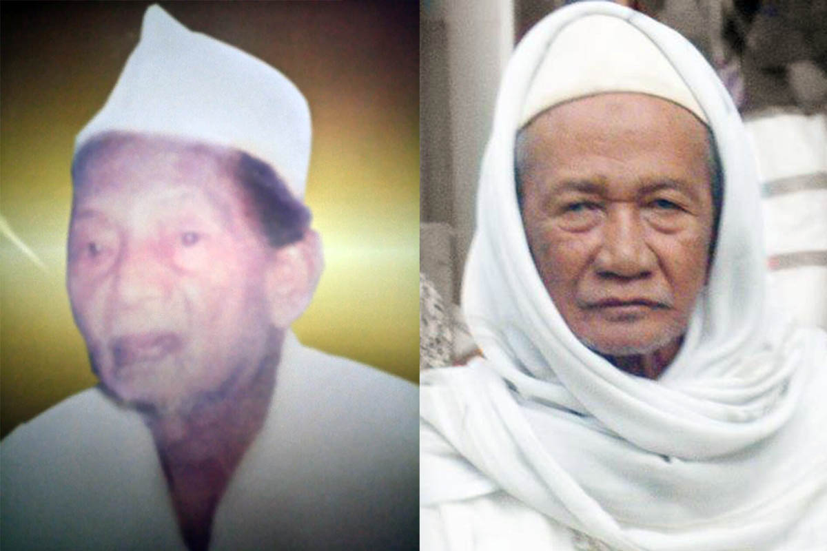 DULU: Foto KH. Fadhol (kiri) dan KH. Abdul Mujib dari Ponpes Roudlotut Tholibin atau Pondok Kareng, Kota Probolinggo.