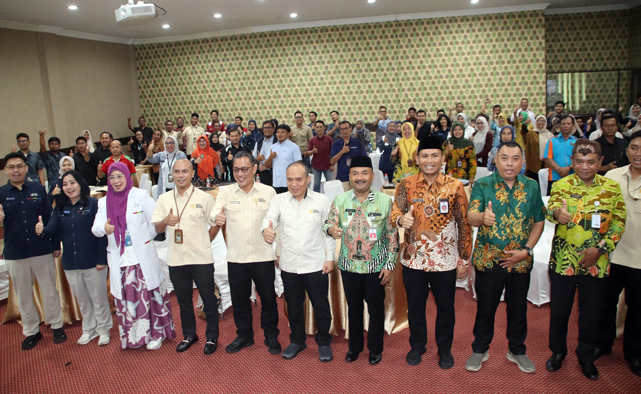 KOMITMEN: Seluruh jajaran sepakat terapkan K3 di Kabupaten Probolinggo. 