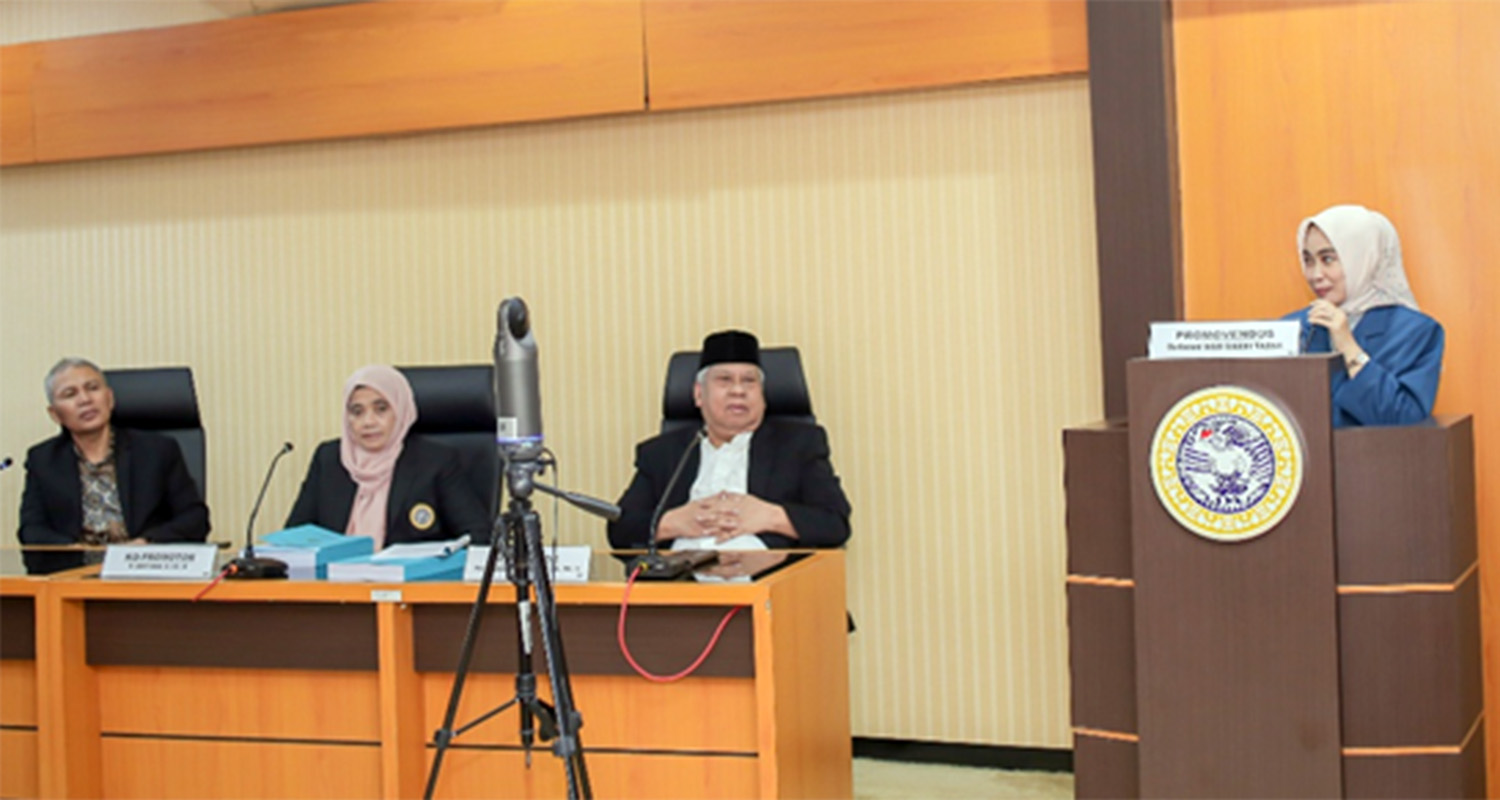 Proses Ujian Promosi Doktor Terbuka Dr. Tyas