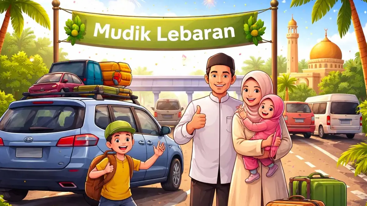 Ilustrasi Mudik Lebaran