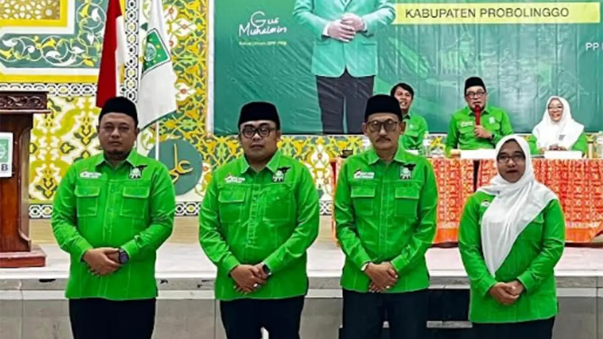 KANDIDAT: Terlihat keempat calon ketua DPC PKB yang masuk dalam penjaringan. Mereka akan mengikuti UKK dalam waktu dekat. (Agus Faiz Musleh/Jawa Pos Radar Bromo)
