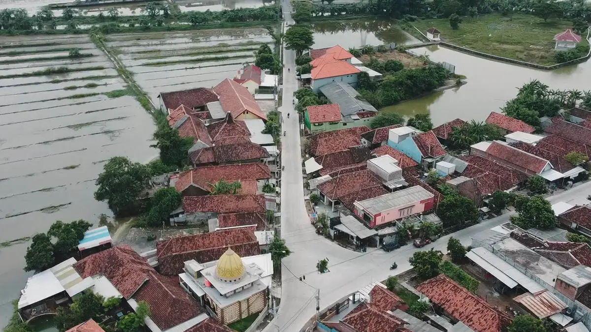 LEBIH MULUS: Salah satu ruas jalan yang sudah mendapatkan revitalisasi jalan kabupaten. (Foto: Pemkab Pasuruan for Jawa Pos Radar Bromo)