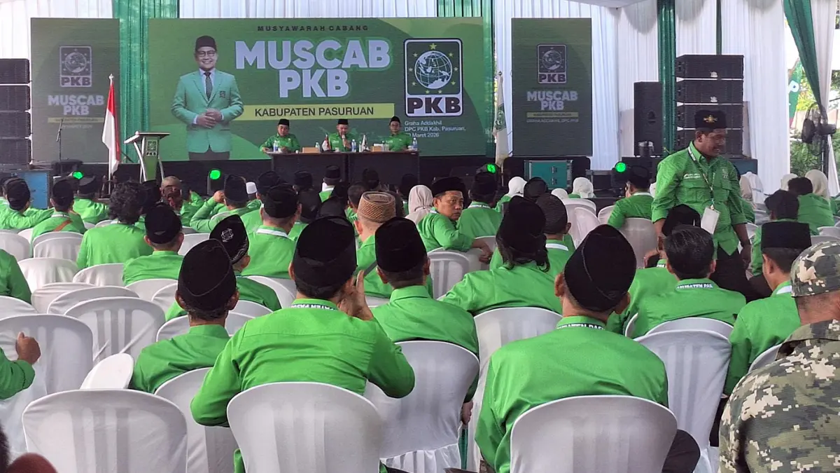 Suasana muscab PKB Kabupaten Pasuruan. 