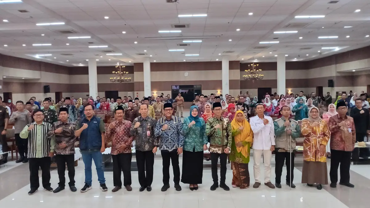 SINERGI: Musrenbang Kabupaten Probolinggo Tahun 2027 dihadiri oleh Perwakilan Provinsi Jawa Timur, Forkopimda, OPD, camat, hingga unsur masyarakat.