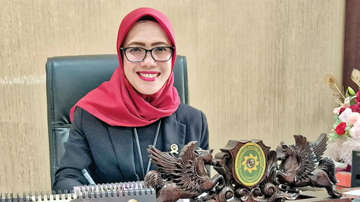 Ketua Pengadilan Negeri Pasuruan, Quraisyiyah saat ditemui di kantornya. 