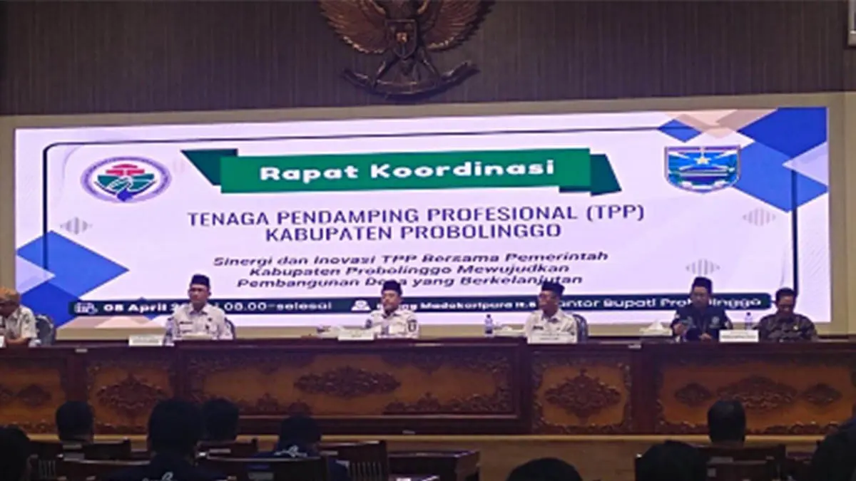 MASIH BANYAK PR: Bupati Mohammad Haris (tiga dari kiri) di rakor TPP beberapa waktu lalu. (Foto: Istimewa)
