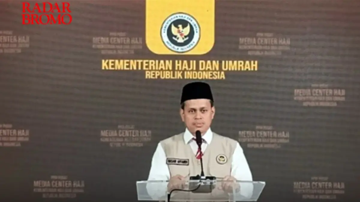 Kemenhaj saat melakukan rilis. 