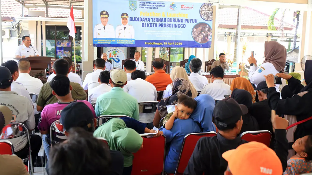 Wali Kota dr Aminuddin saat memberi sambutan. 