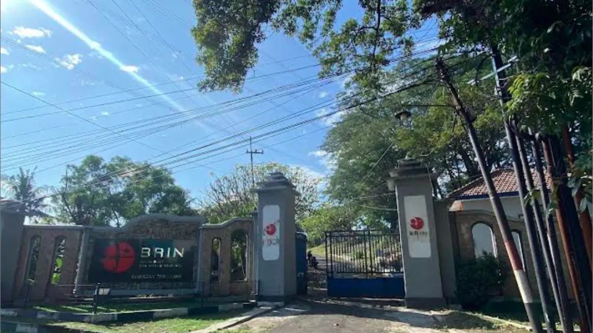 BAKAL DIAKTIFKAN: Keberadaan kantor BRIN Pasuruan yang tak lagi beroperasi. 

