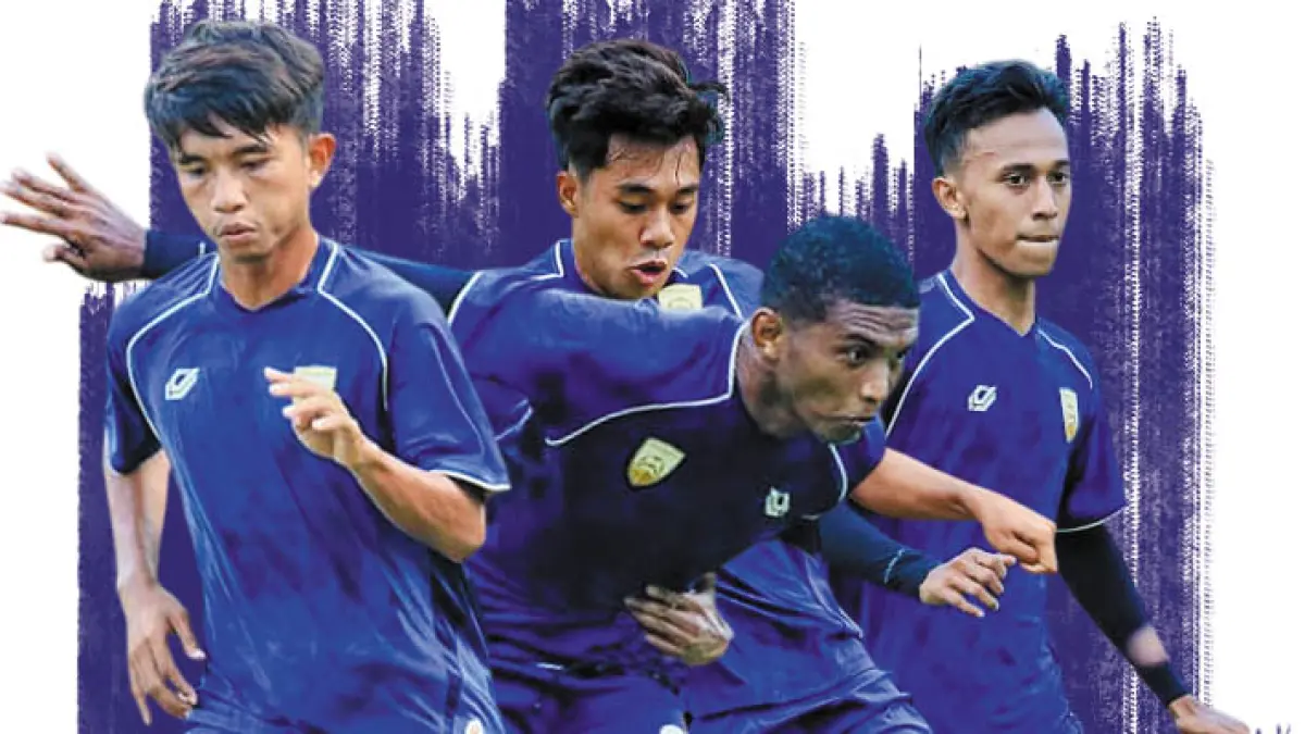 SUDAH MANTAB: Fauzi, Rosihan, Ambon dan Fran Adi, yang pada Kamis (7/5) lalu menghadapi Persikota Kota Batu.&nbsp; Pasuruan United kini tengah memantapkan zona nasional. (Foto: Pasuruan United for Jawa Pos Radar Bromo)