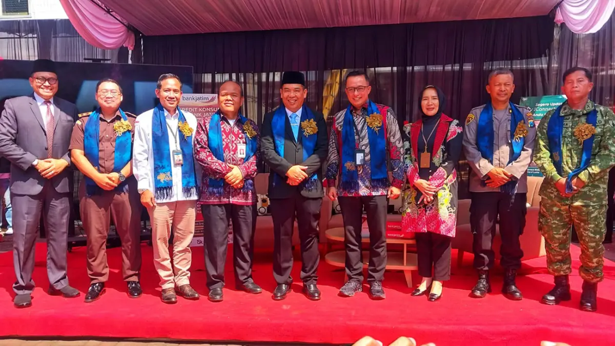 TELADAN : Dalam Pekan Panutan sekaligus Launching Inovasi Program GEMPITA 2026, dihadiri pejabat dari Bank Indonesia Kantor Perwakilan Malang Indra Kuspriyadi, Bank Jatim, OJK, ketua DPRD Kota, ketua PN Kota, hingga Forkopimda.