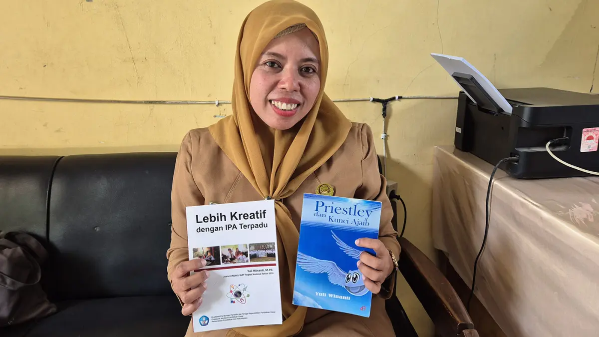 BERPRESTASI: Yuli dengan karya terbaiknya.