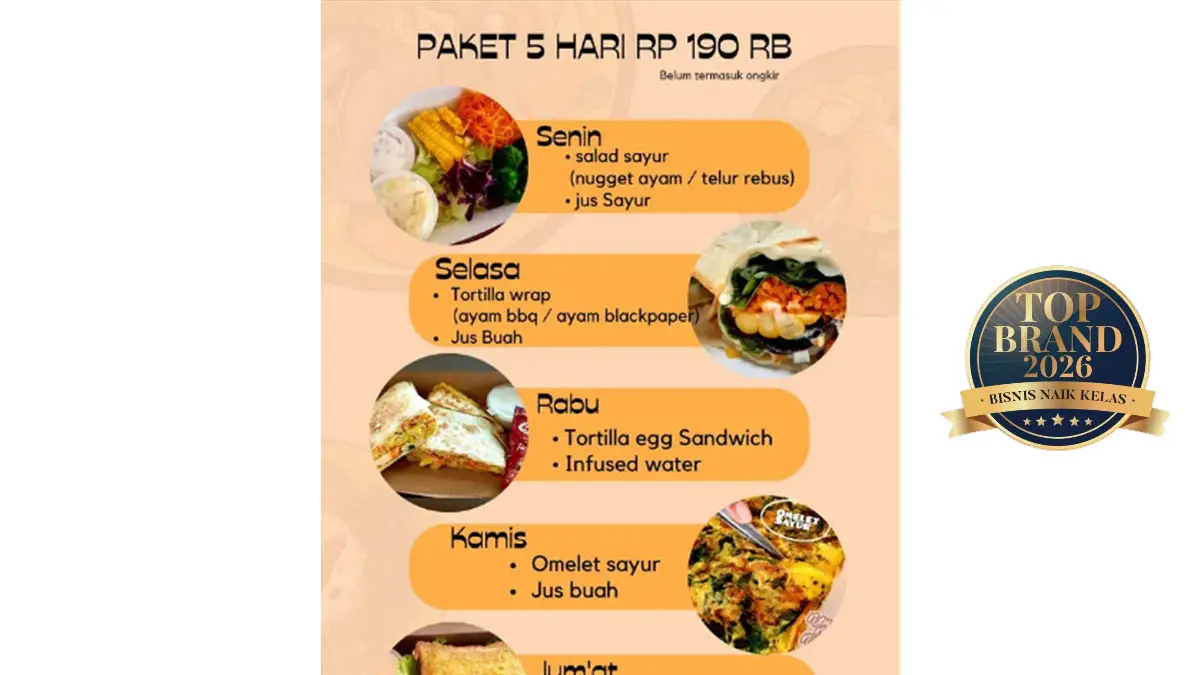 BISA BERLANGGANAN: Breakfast Salad Sayur juga menawarkan menu paket yang tentu lebih hemat. (Foto: Yuni Arwulan for Jawa Pos Radar Bromo)