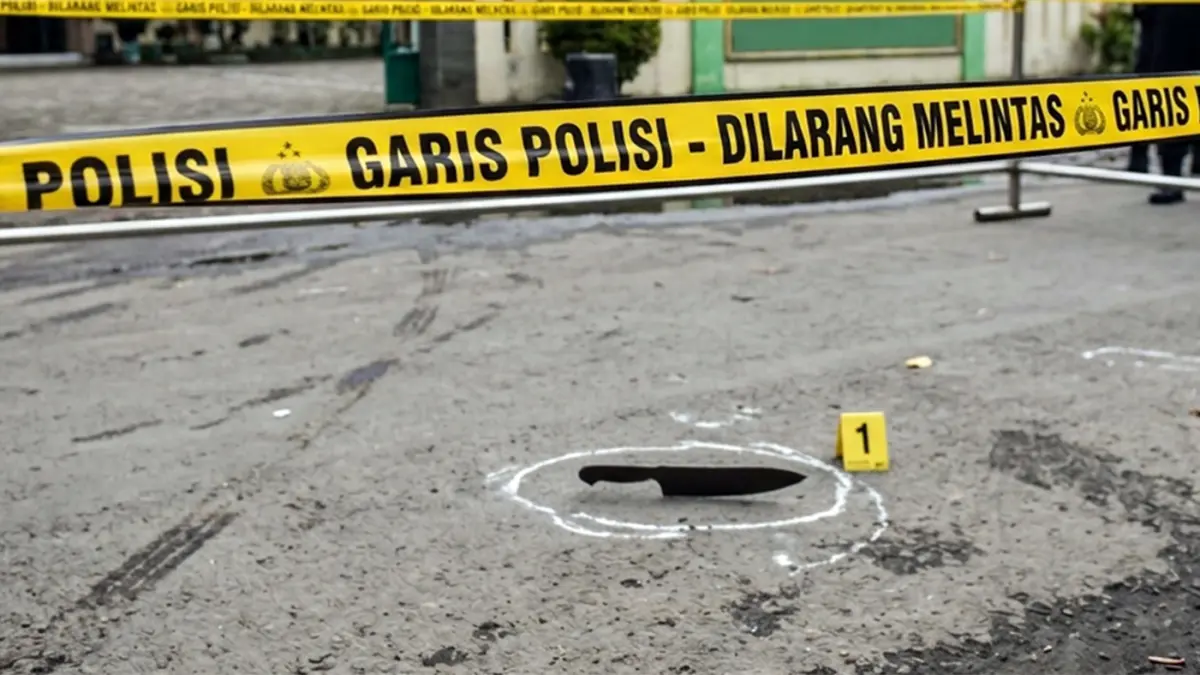 Ilustrasi penusukan AI