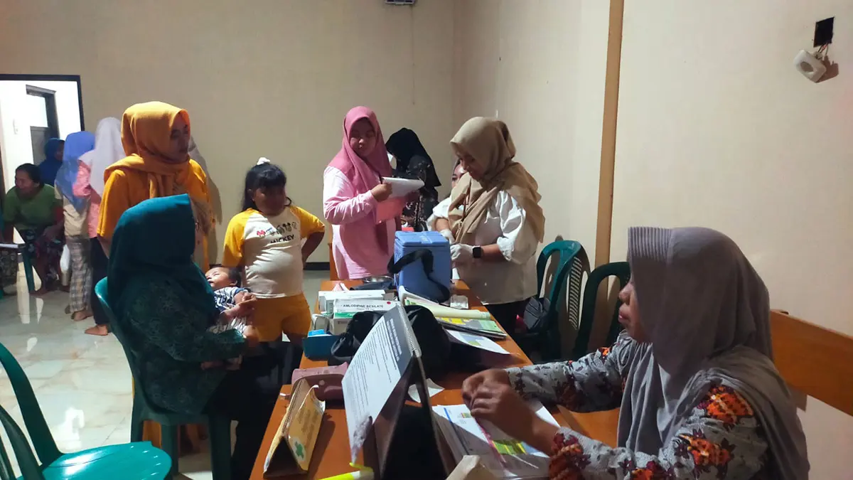 POSYANDU: Kesehatan warga baik lansia, ibu hamil dan balita, tetap menjadi prioritas Pemerintah Desa Bimo.