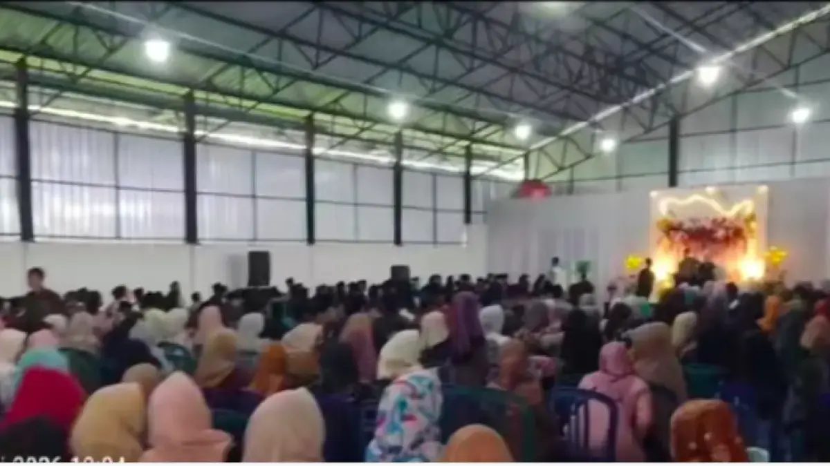 Gedung Koperasi Desa Merah Putih (KDMP) di Desa Wonokarto, Kecamatan Ngadirojo, Kabupaten Pacitan, Jawa Timur, viral di media sosial/(Tiktok: Agus Purwo Winoyo).