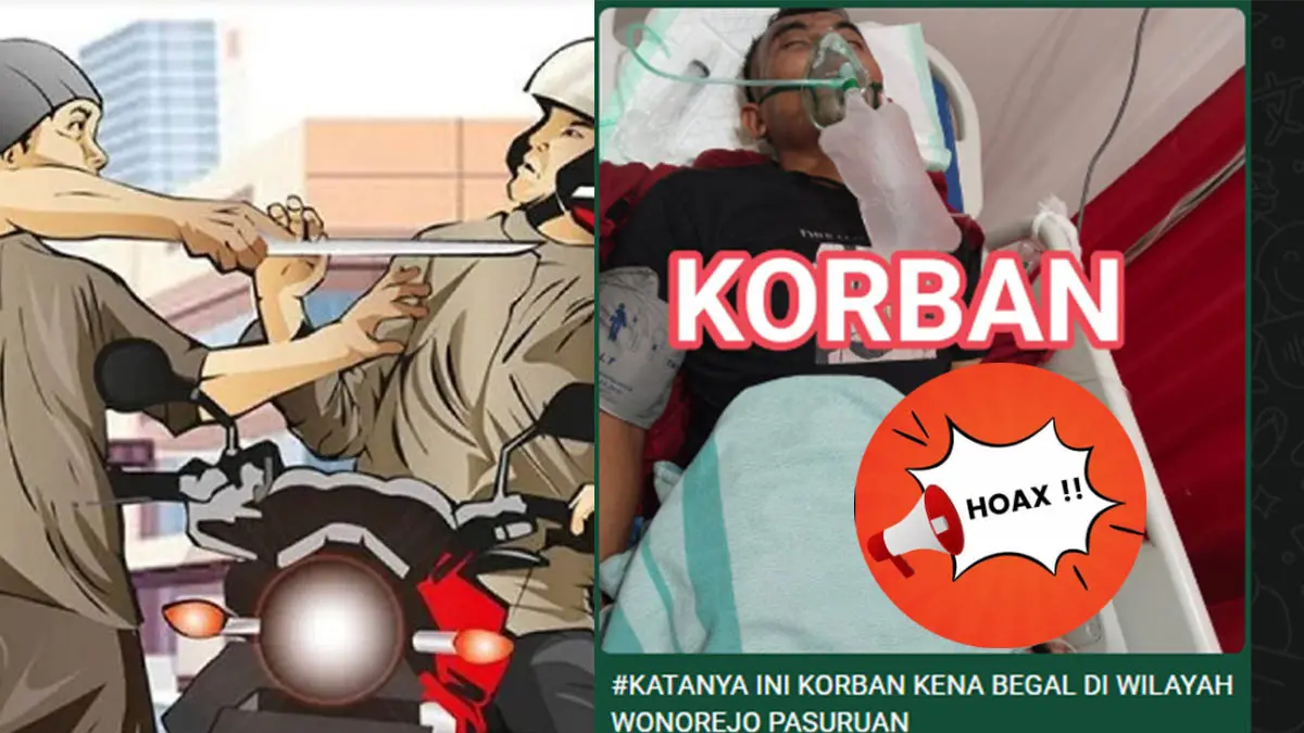 ILUSTRASI Hoax Begal