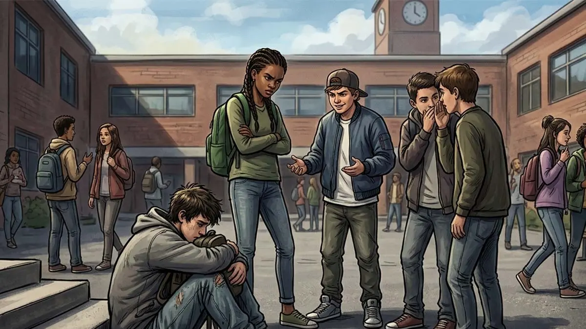 ILUSTRASI BULLYING GEMINI AI