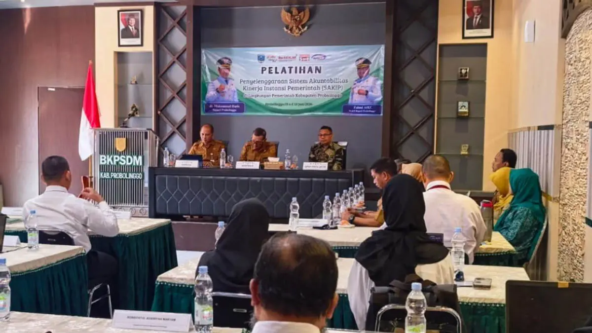 HARUS PAHAM: Suasana pembukaan Diklat SAKIP tahun 2026 di Gedung Diklat BKPSDM Kabupaten Probolinggo. (Foto: Istimewa) 