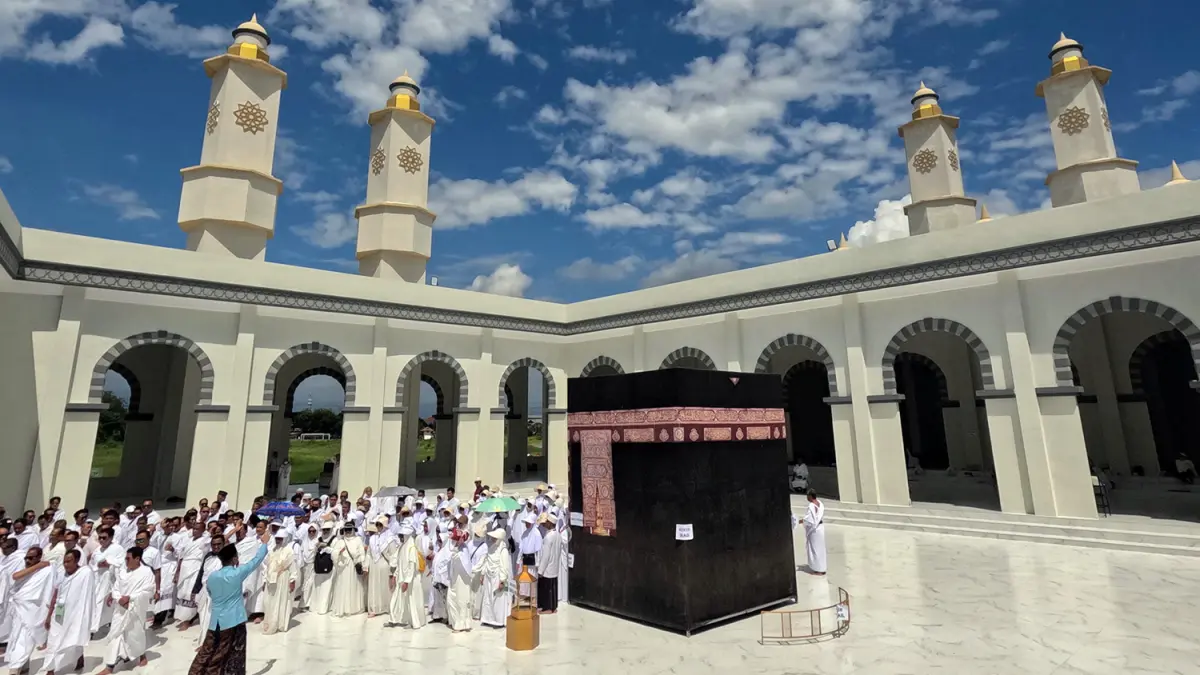 Masjid Khas yang terbangun di segmen 3 Kawasan Makkah Krampyangan, Kota Pasuruan. (Mokhamad Zubaidillah/ Radar Bromo)