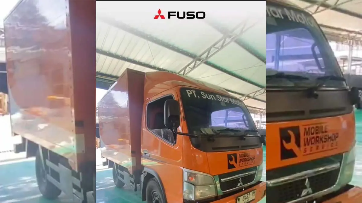 SERVICE BERJALAN: Kendaraan MWS untuk Layanan Service Berjalan yang dapat menjangkau konsumen hingga ke lokasi-lokasi jauh. (PT SUN STAR MOTOR PROBOLINGGO FOR JAWA POS RADAR BROMO)