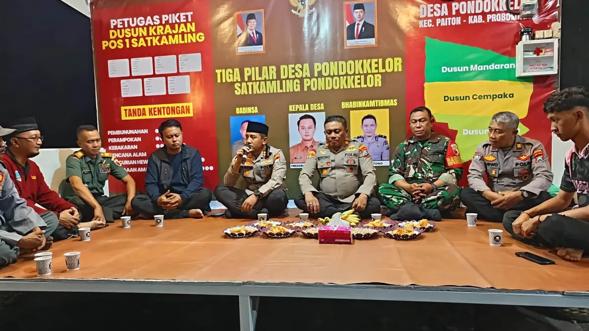 
LINGKUNGAN AMAN : Desa Pondokkelor berhasil menjadi Desa Percontohan Keamanan Lingkungan, berkat partisipasi aktif warga serta inovasi pelayanan keamanan berbasis teknologi.
