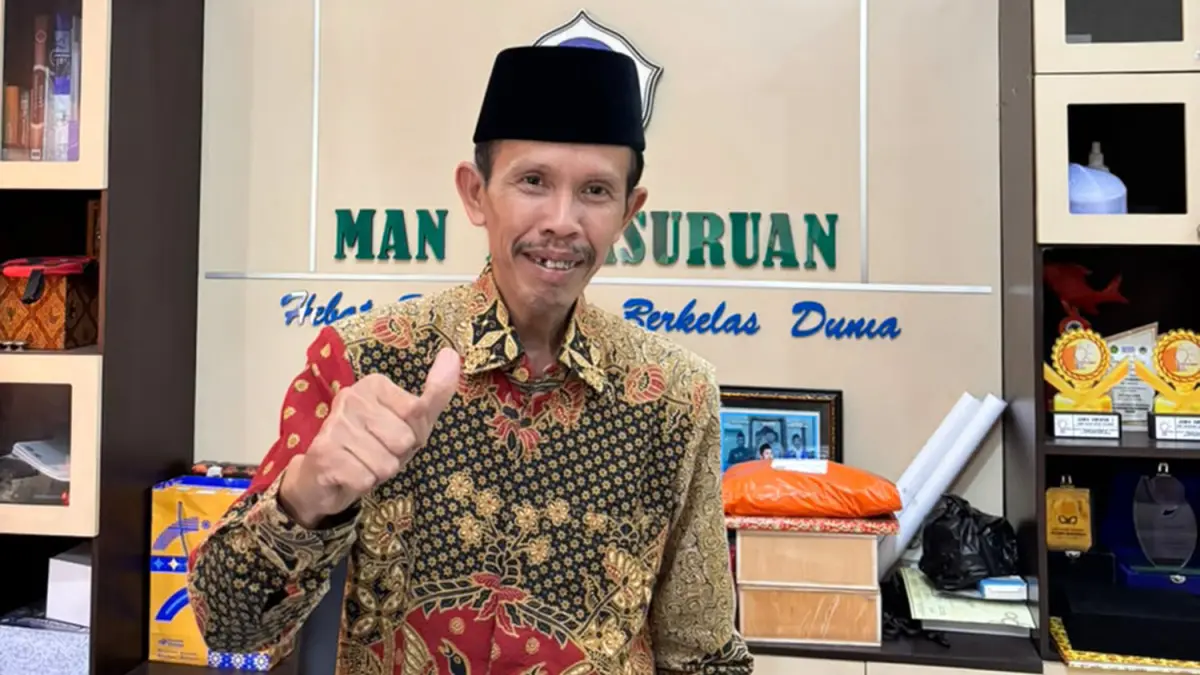 Nasrudin, S.Pd.,M.Si., Kepala Sekolah MAN 1 Pasuruan

