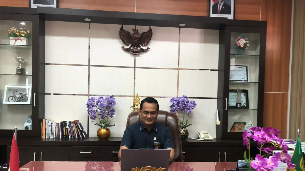 Ketua PA Kota Probolinggo Ahmad Fausi saat ditemui di ruang kerjanya. 
