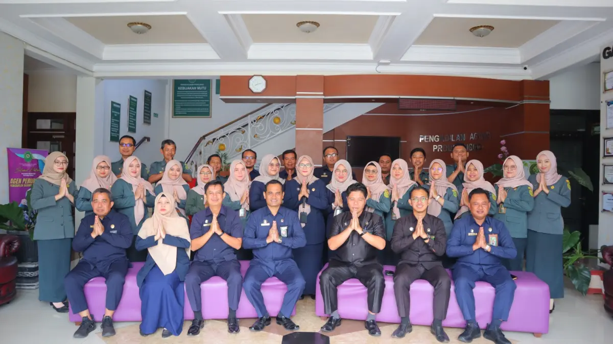 SIAP MELAYANI: Jajaran pegawai PA Kota Probolinggo.
