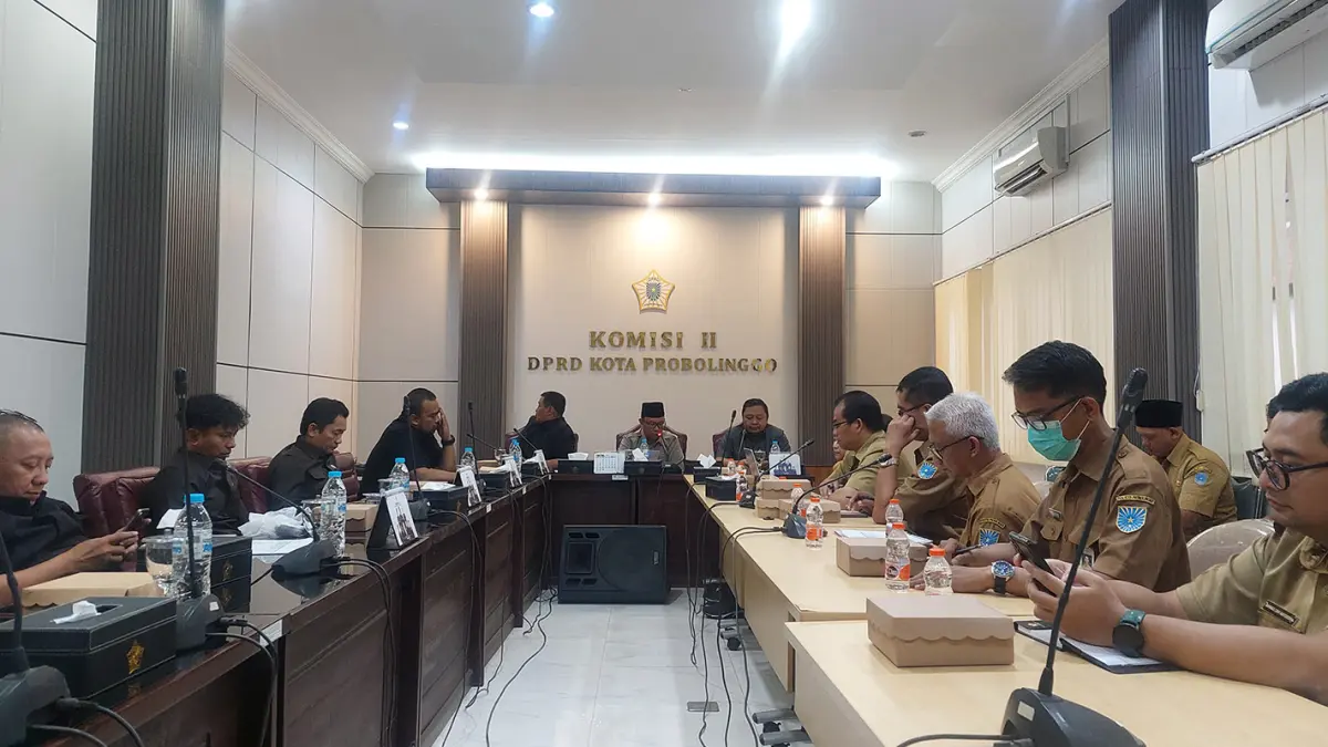Rapat Dengar Pendapat membahas soal lahan sekolah rakyat (SR) Kota Probolinggo. 
