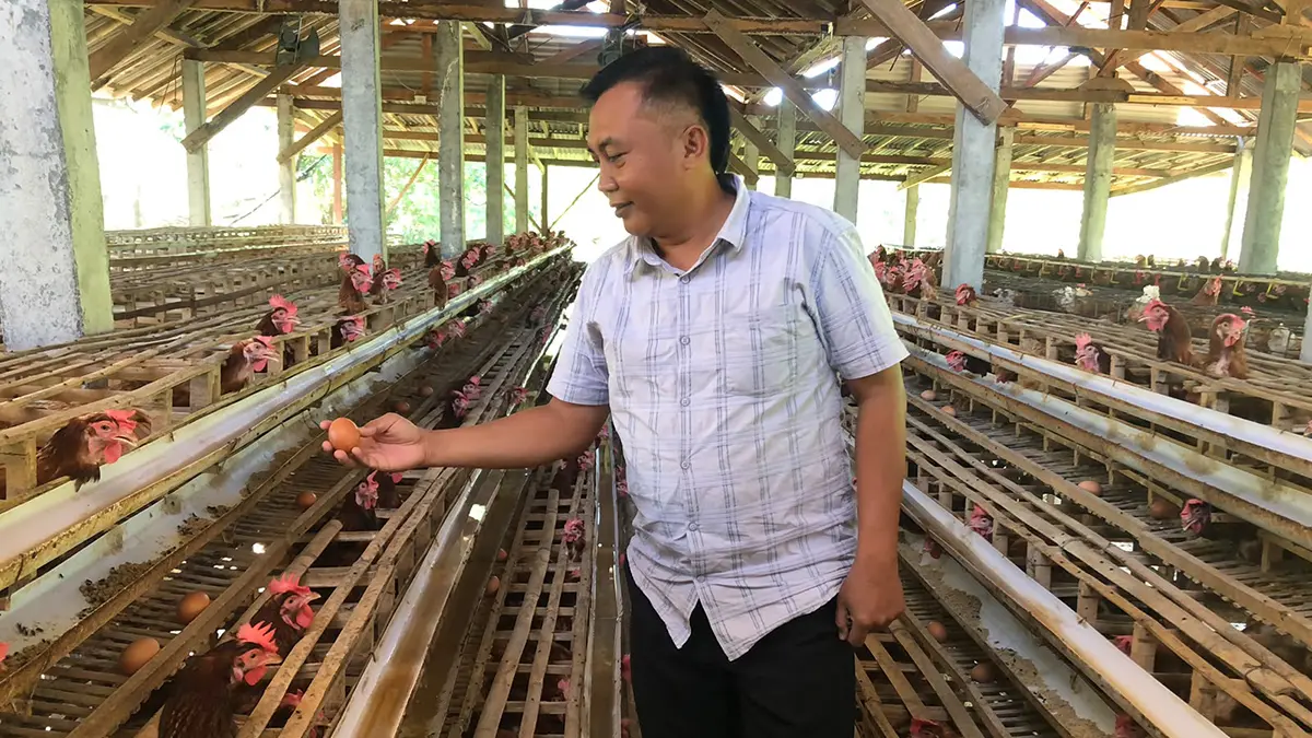 PRODUKTIF: Kepala Desa Tunggak Cerme Musta
