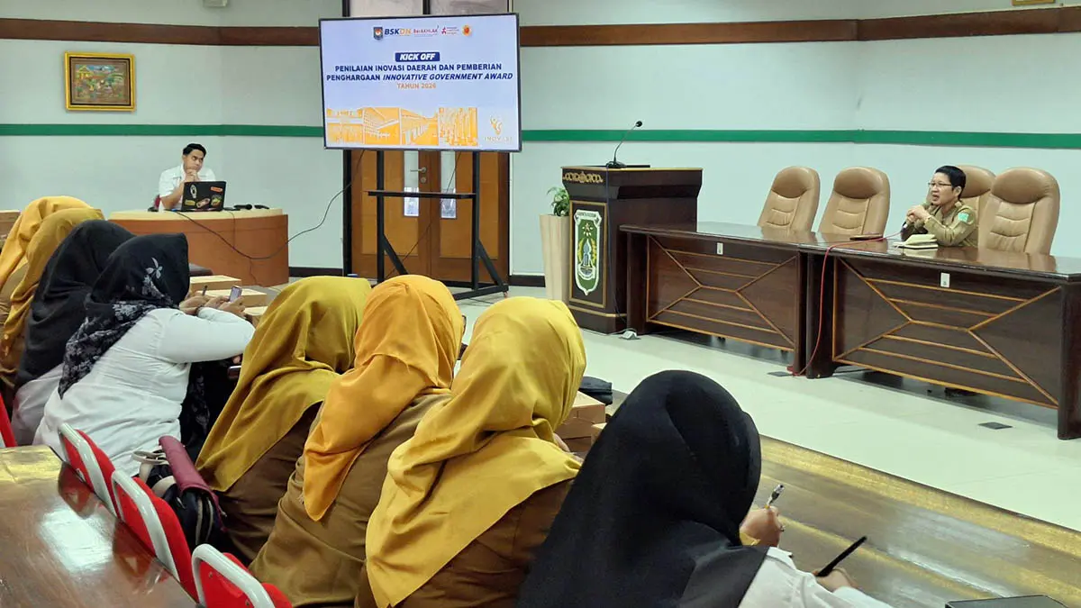 SOSIALISASI: Kegiatan sosialisasi yang digelar oleh Bapperida Kabupaten Pasuruan. Sosialisasi itu merupakan persiapan untuk menghadapi IGA 2026. (Muhamad Busthomi for Radar Bromo)