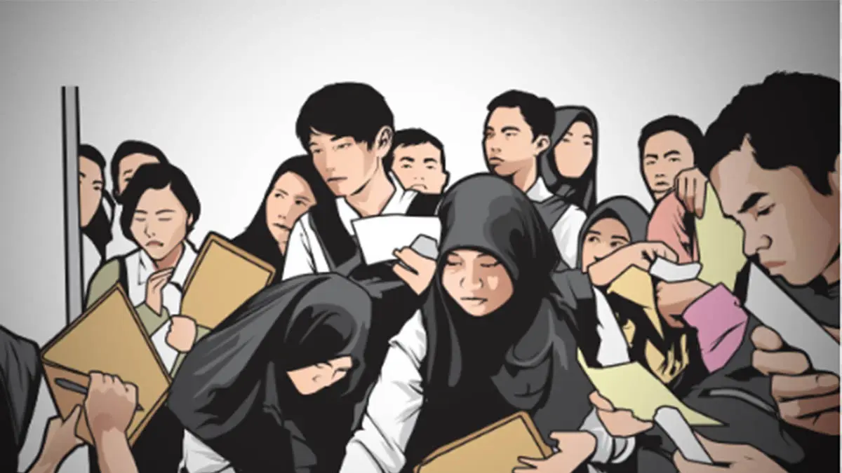 ILUSTRASI Penangguran Terbuka