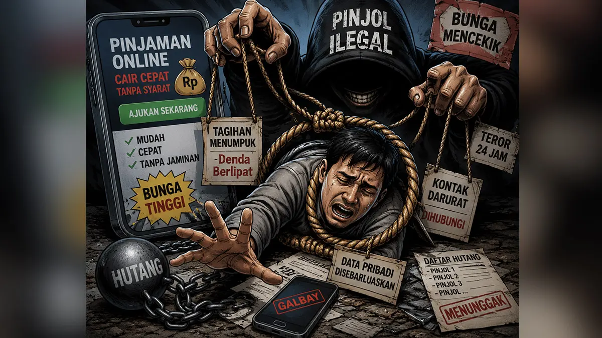 Ilustrasi Pinjol Ilegal