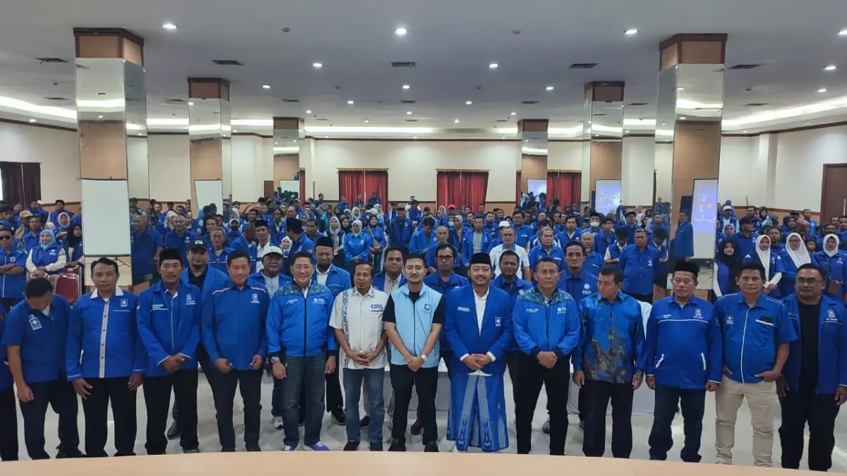 Rakerda yang diikuti ratusan pengurus dan kader dari berbagai kecamatan dan konsolidasi internal PAN untuk memperkuat mesin organisasi sekaligus meningkatkan kedekatan kader dengan masyarakat. (Foto: Istimewa)